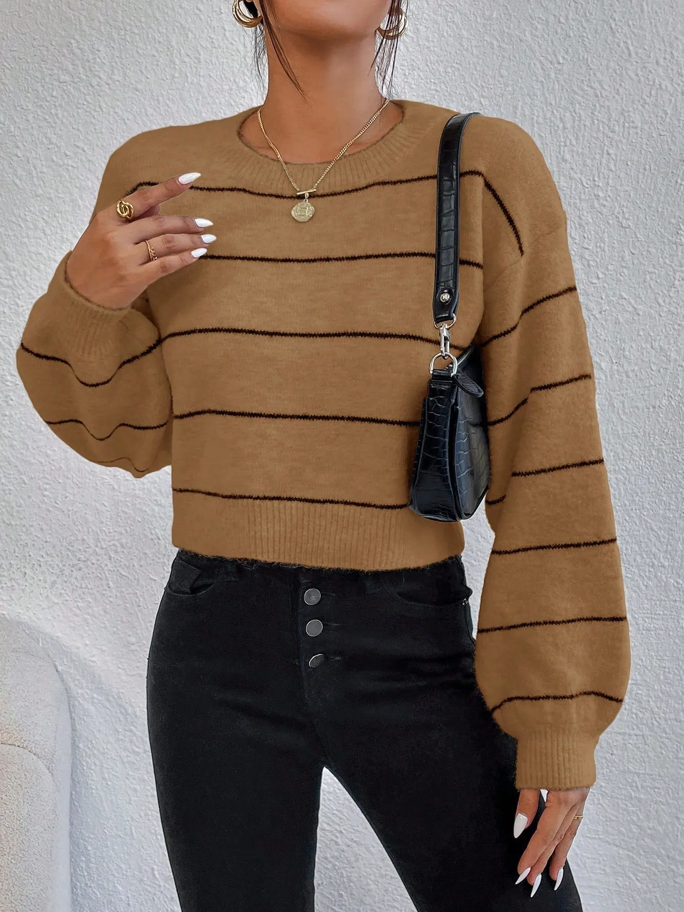 Drop Shoulder Sweater