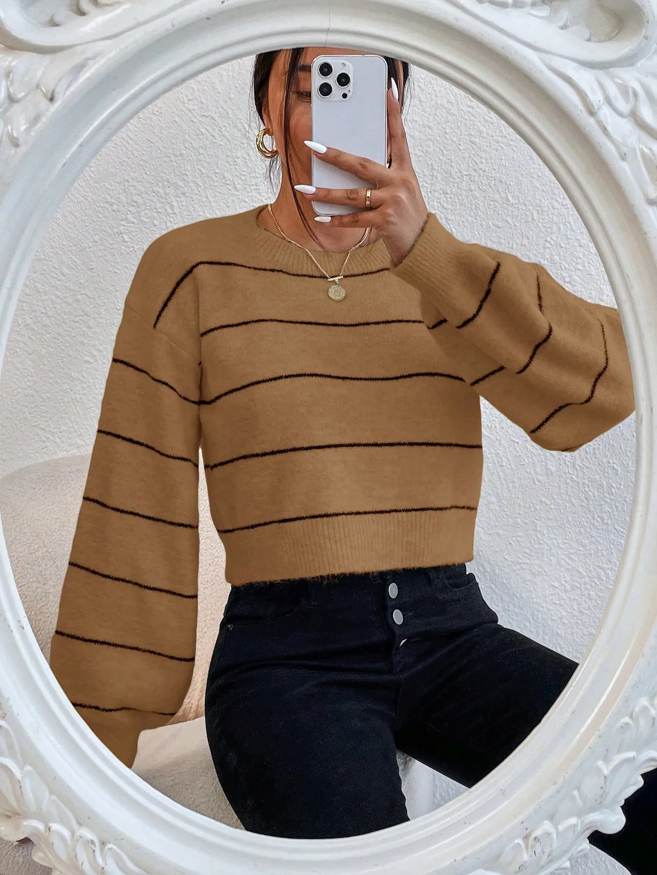 Drop Shoulder Sweater