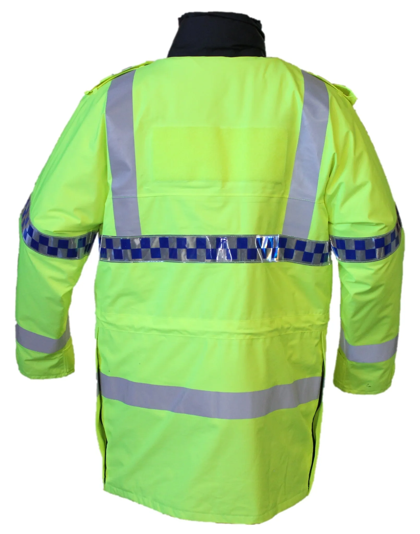 Ex Police Hi Vis Jacket Waterproof Rain Coat Security Dog Handler HVPC04A