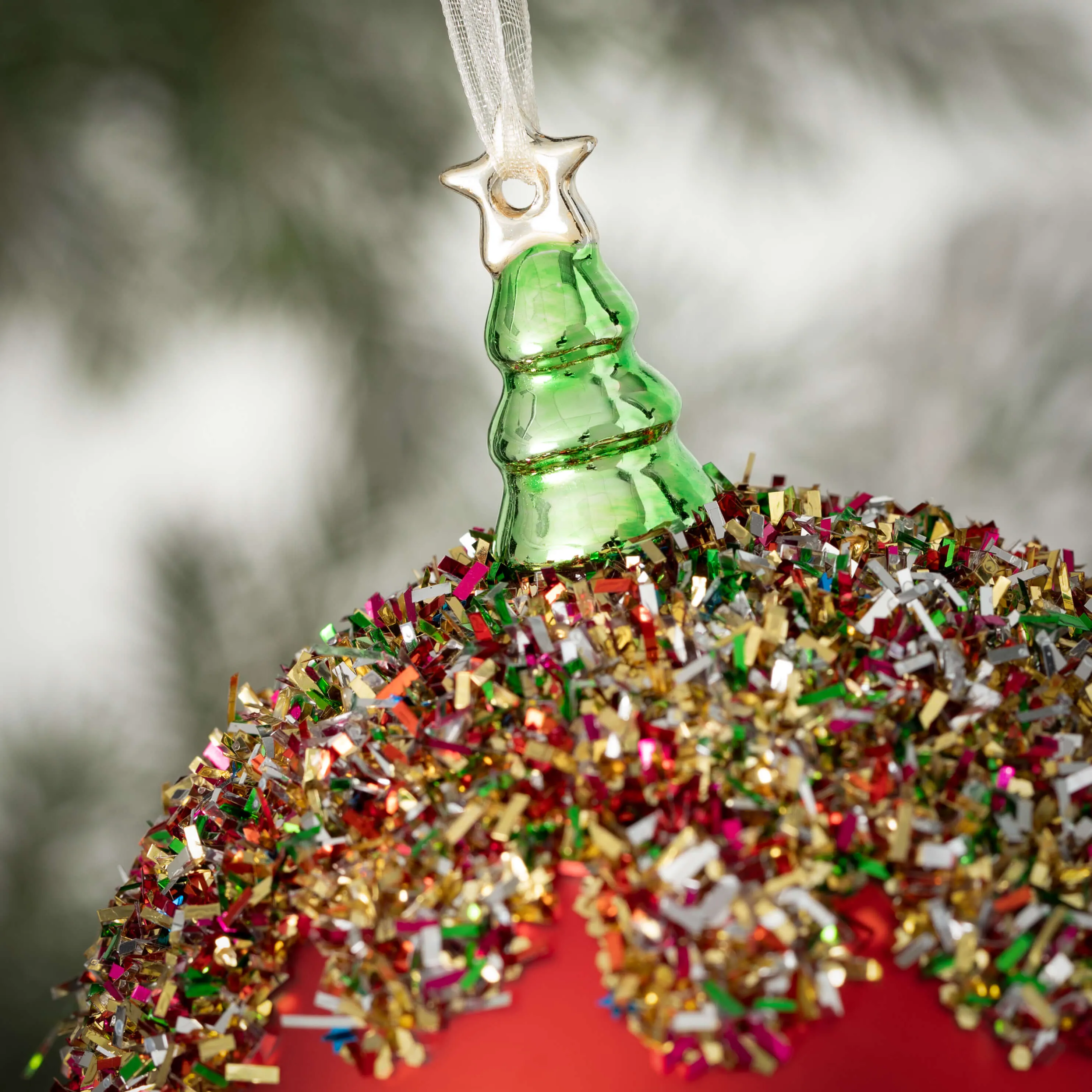 Fancy Christmas Ball Ornament