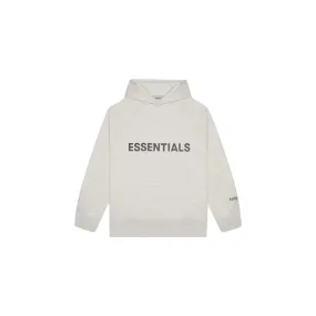 Fear of God Essentials 3D Silicon Applique Pullover Hoodie 'Light Heather Oatmeal' (2020)