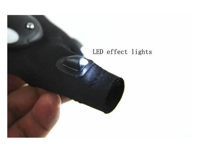 Fingerless LED Flashlight Gloves - Your New Favorite Gadget!