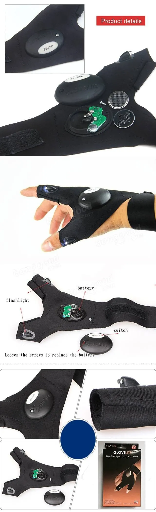 Fingerless LED Flashlight Gloves - Your New Favorite Gadget!