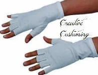 Fingerless  Stretch Glove 8"