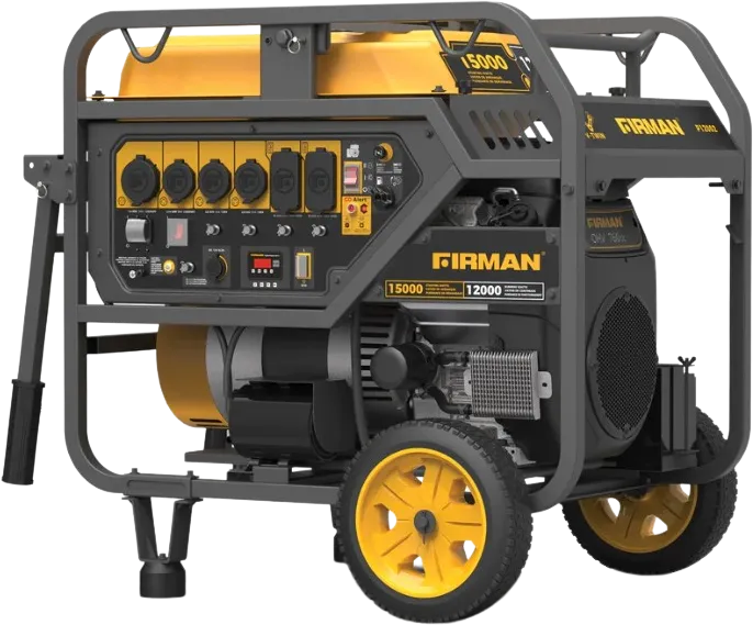 Firman P12002 Generator 12000W/15000W 50 Amp Electric Start Gas With CO Alert New