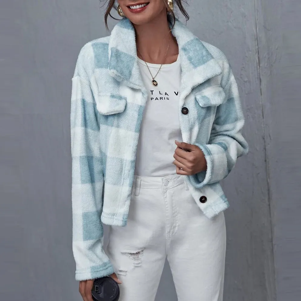 flannel Women's shirt jacket