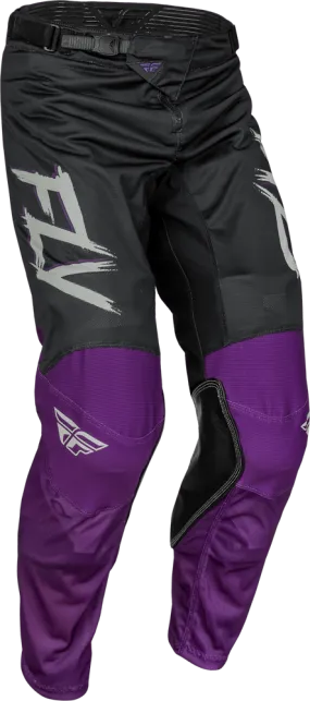 Fly Racing Kinetic Mesh S.E. Kore Pants Black/Purple/Silver