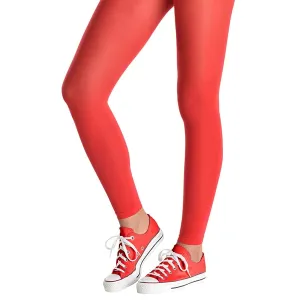 Footless Tights Red Adult