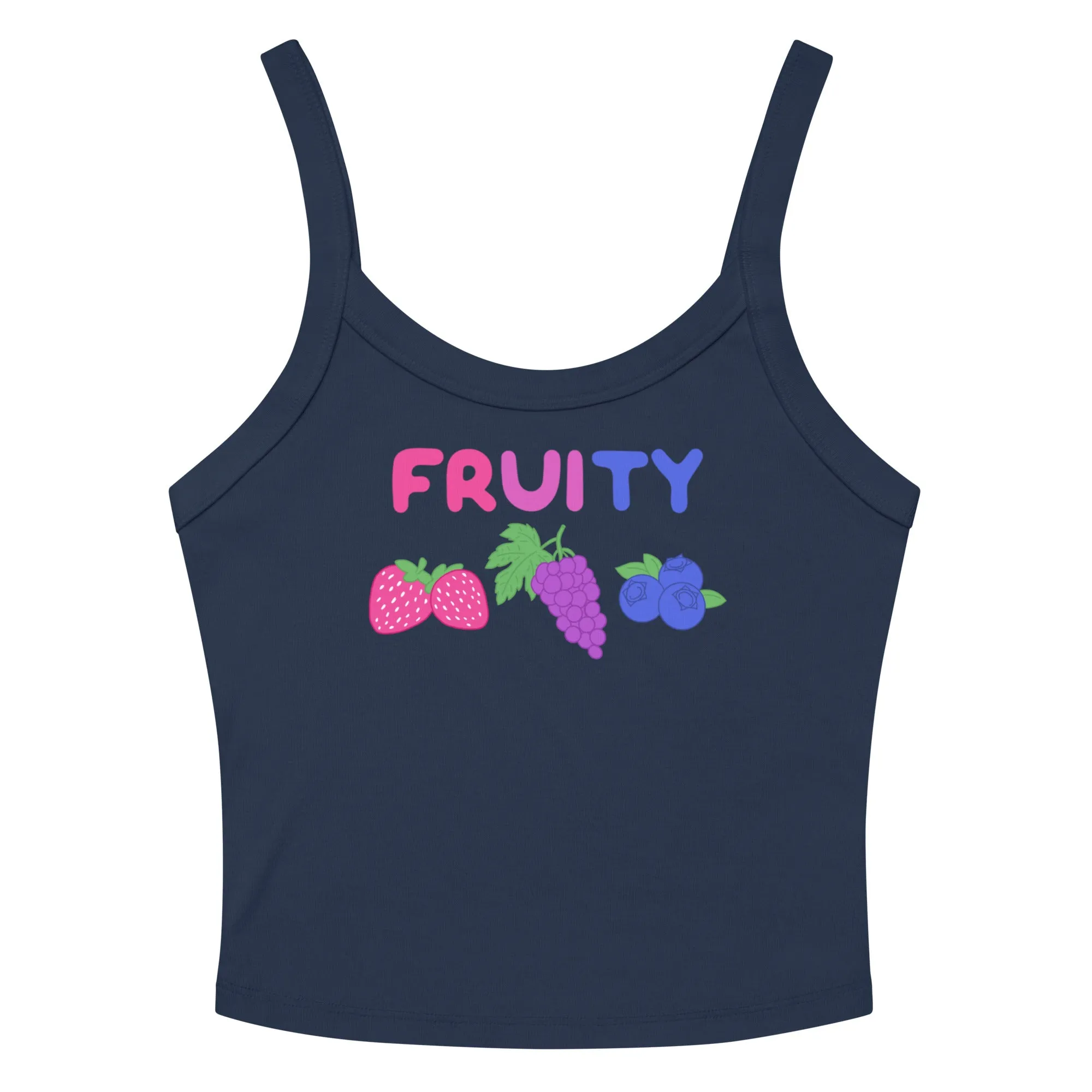 Fruity Bisexual Scoop Neck Tank Top