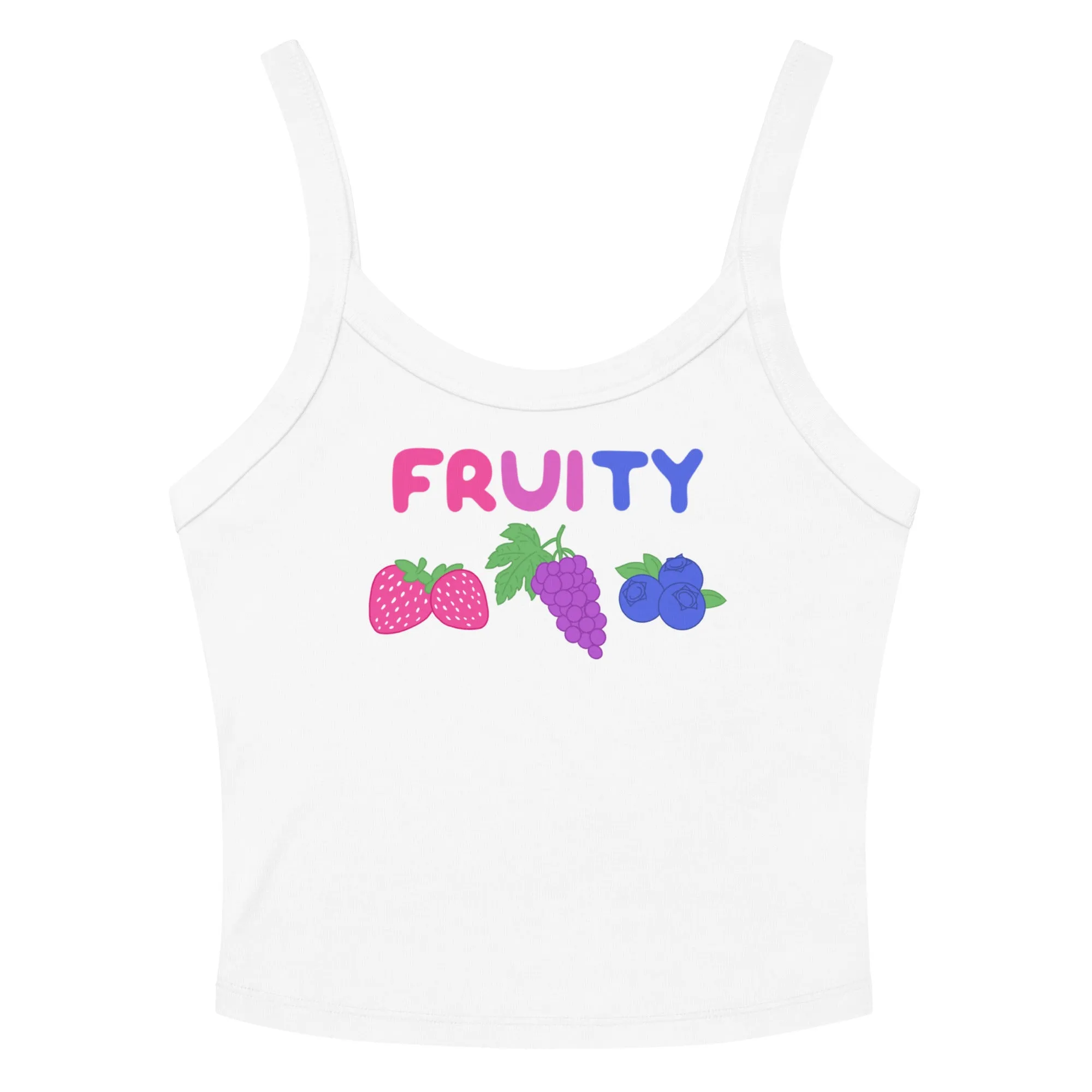 Fruity Bisexual Scoop Neck Tank Top