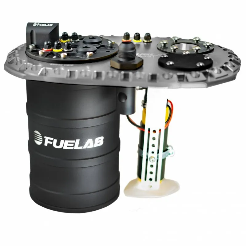 FUELAB 62711-3 Fuel System QSST Titanium with Lift Pump FUELAB 49442, Surge Tank Pump Dual FUELAB 49614 with Controller