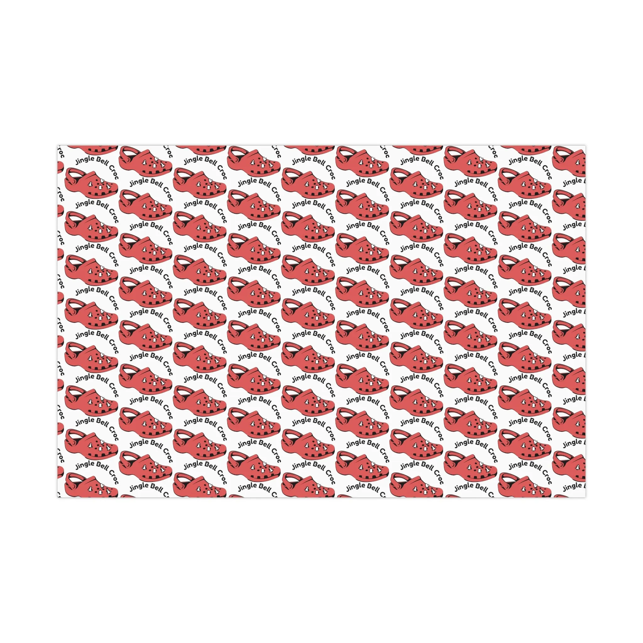 Funny Gift Wrap | Jingle Bell Croc |