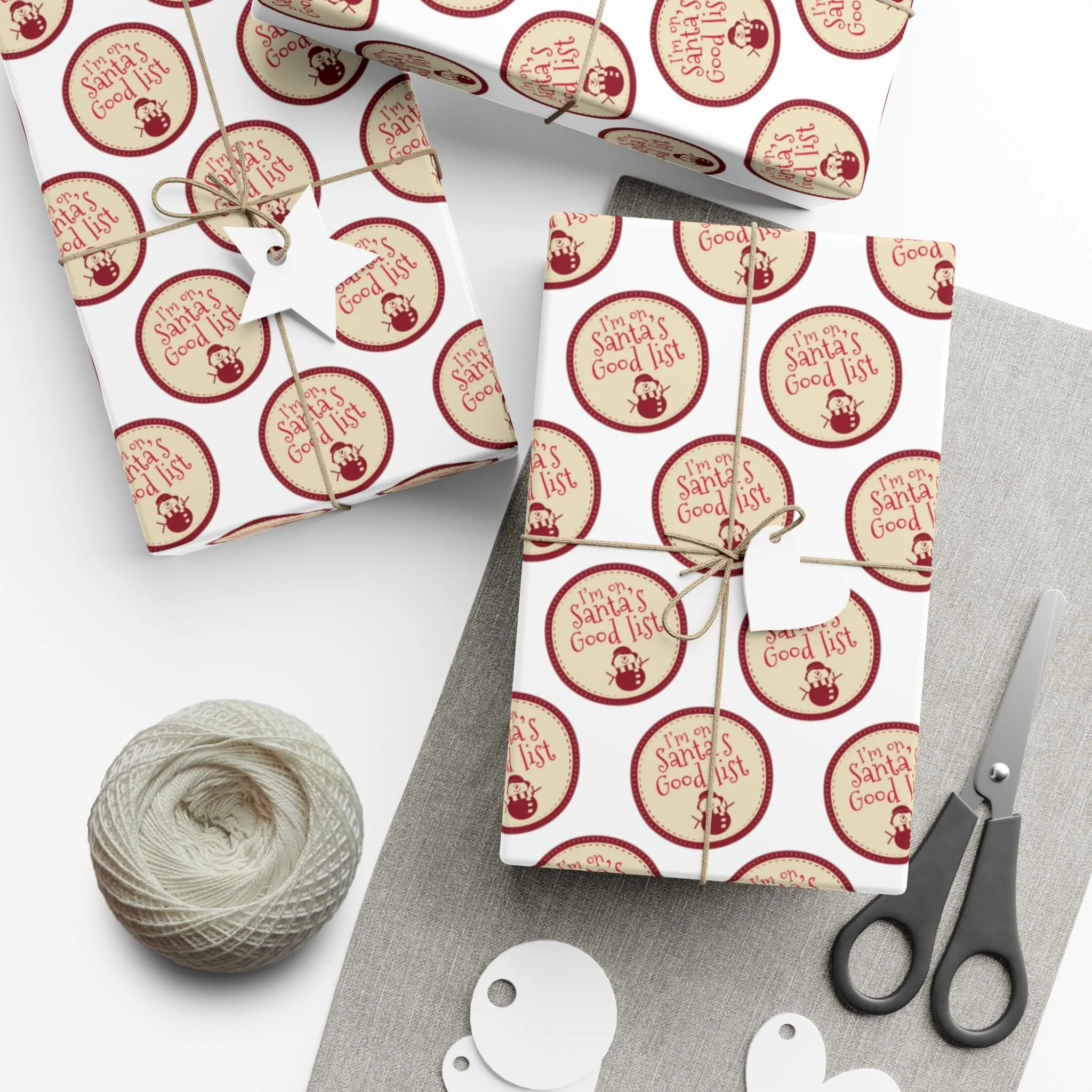 Funny Gift Wrap | Santa's Good List |