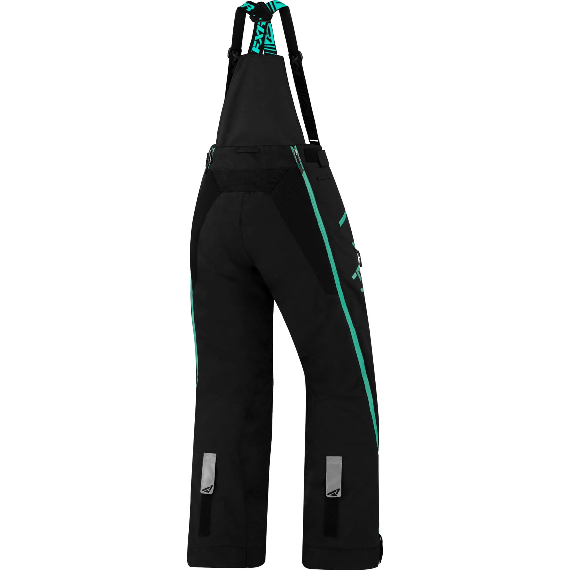 FXR Womens Edge Snowmobile Pants Black/Mint