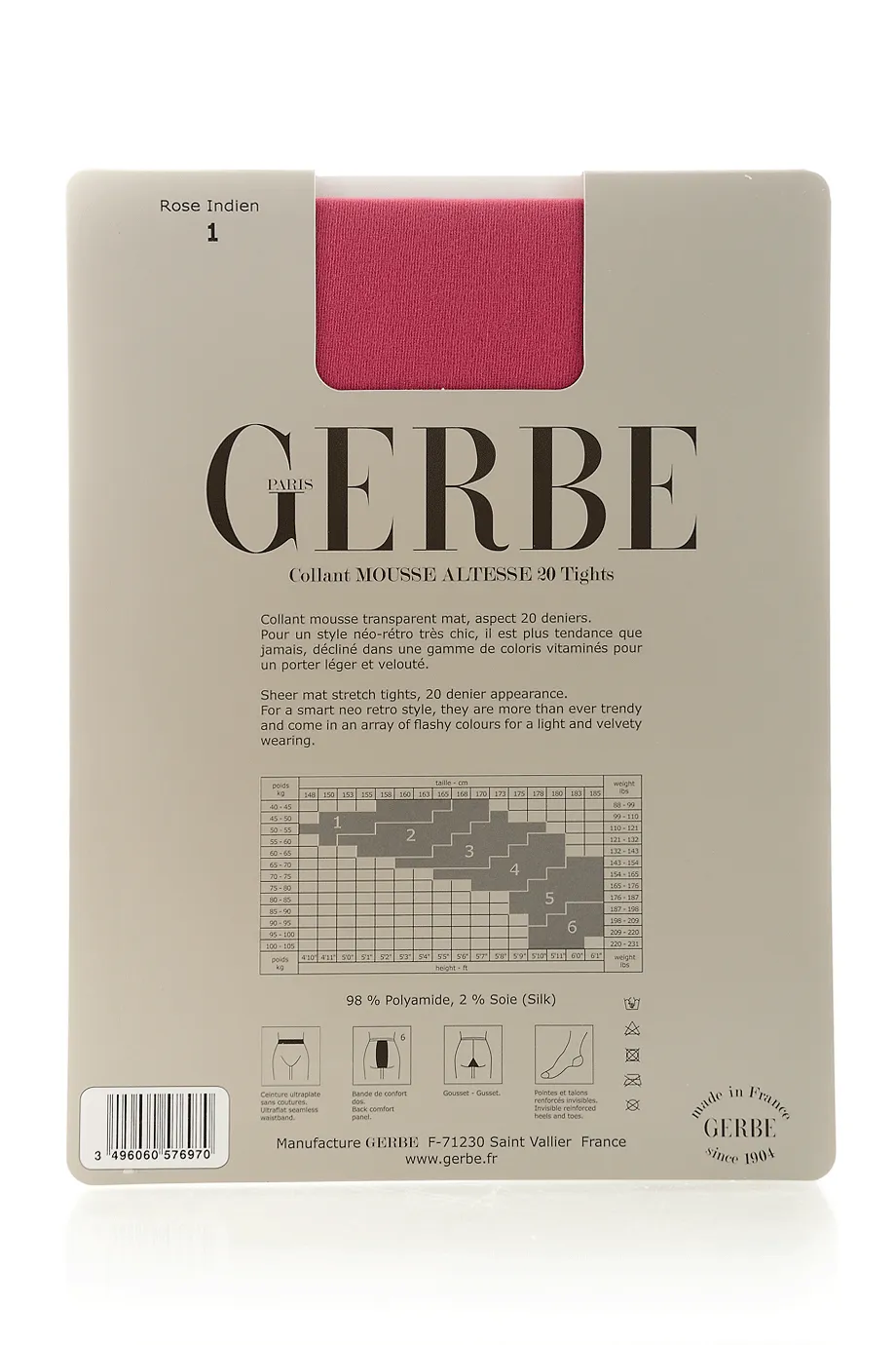 GERBE MOUSSE ALTESSE 20 Gazelle Tights