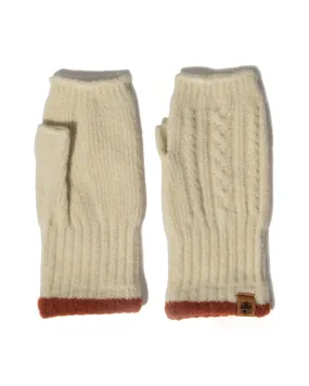 Gloves, Bisque, Tehtava, Cable Knit Cream, Fingerless