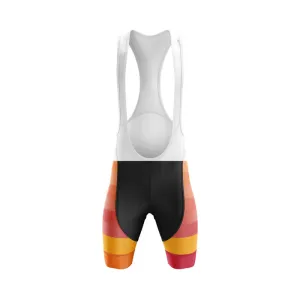 Gradient Frequency Bibshorts (Orange-Red-Violet) [CLEARANCE]