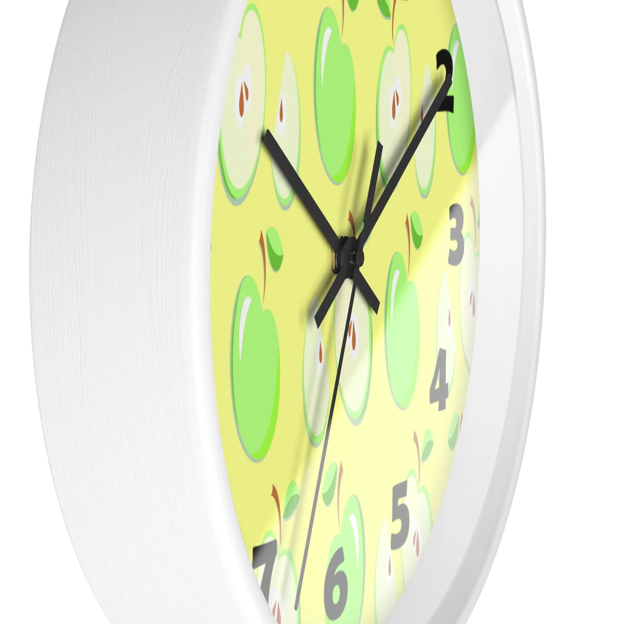 Green Apples Wall Clock