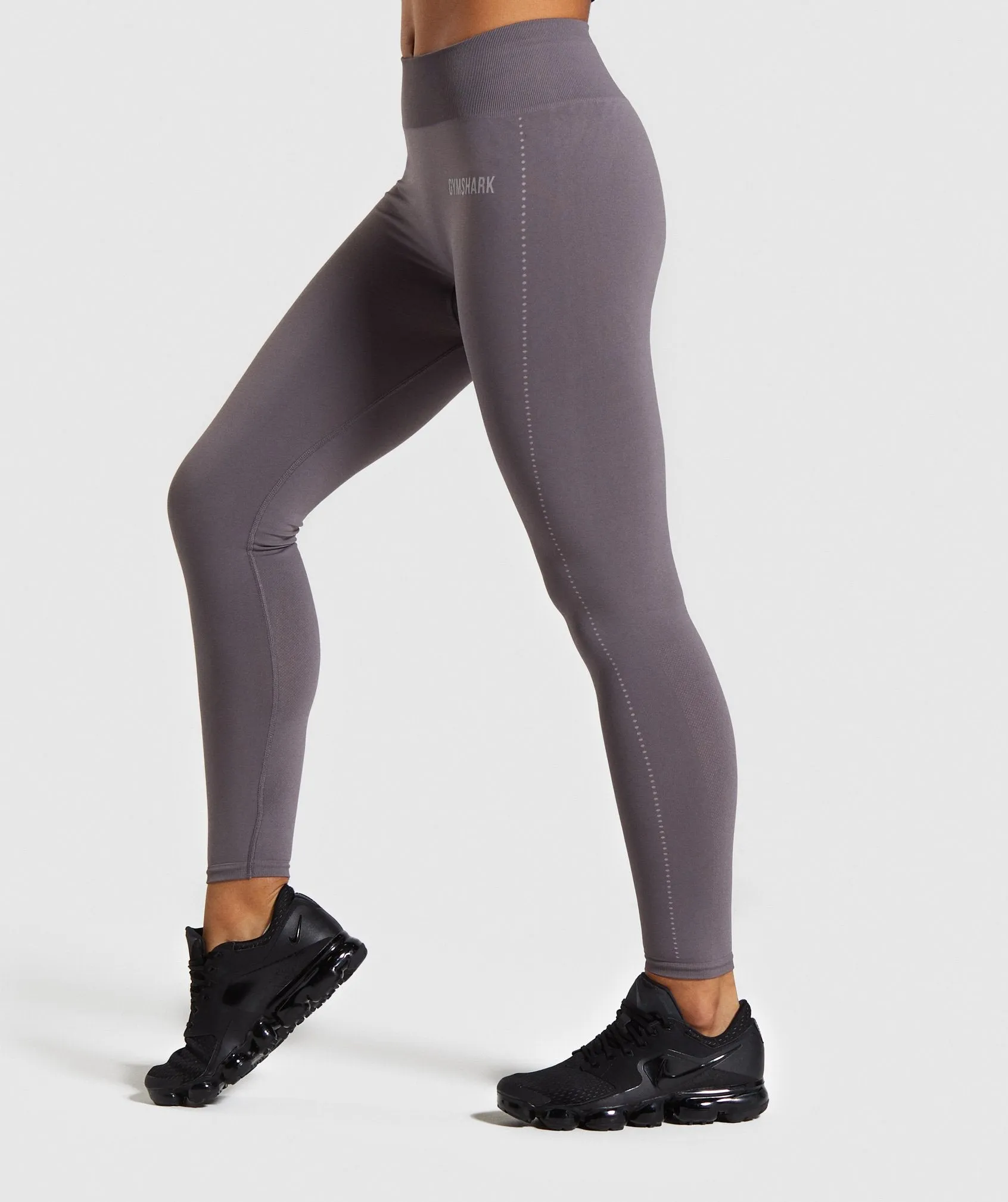 Gymshark Breeze Lightweight Seamless Tights - Slate Lavender