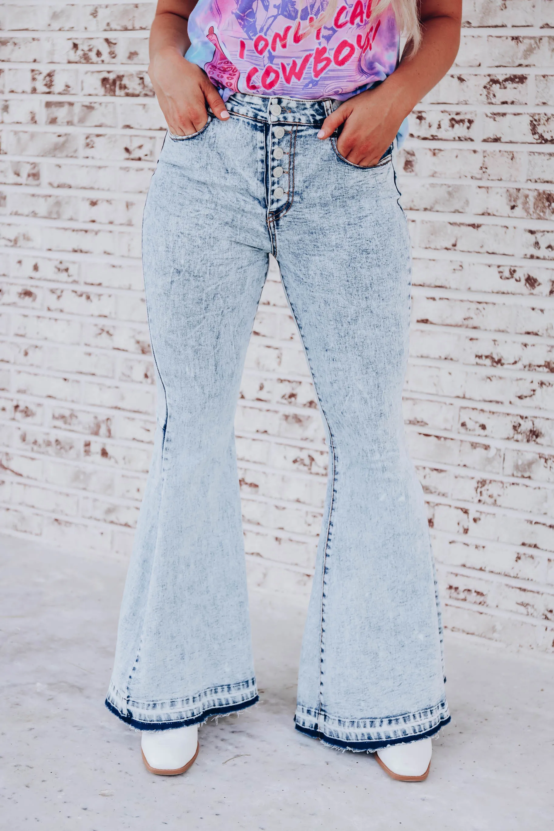 Hall Of Fame Bell Bottom Jeans