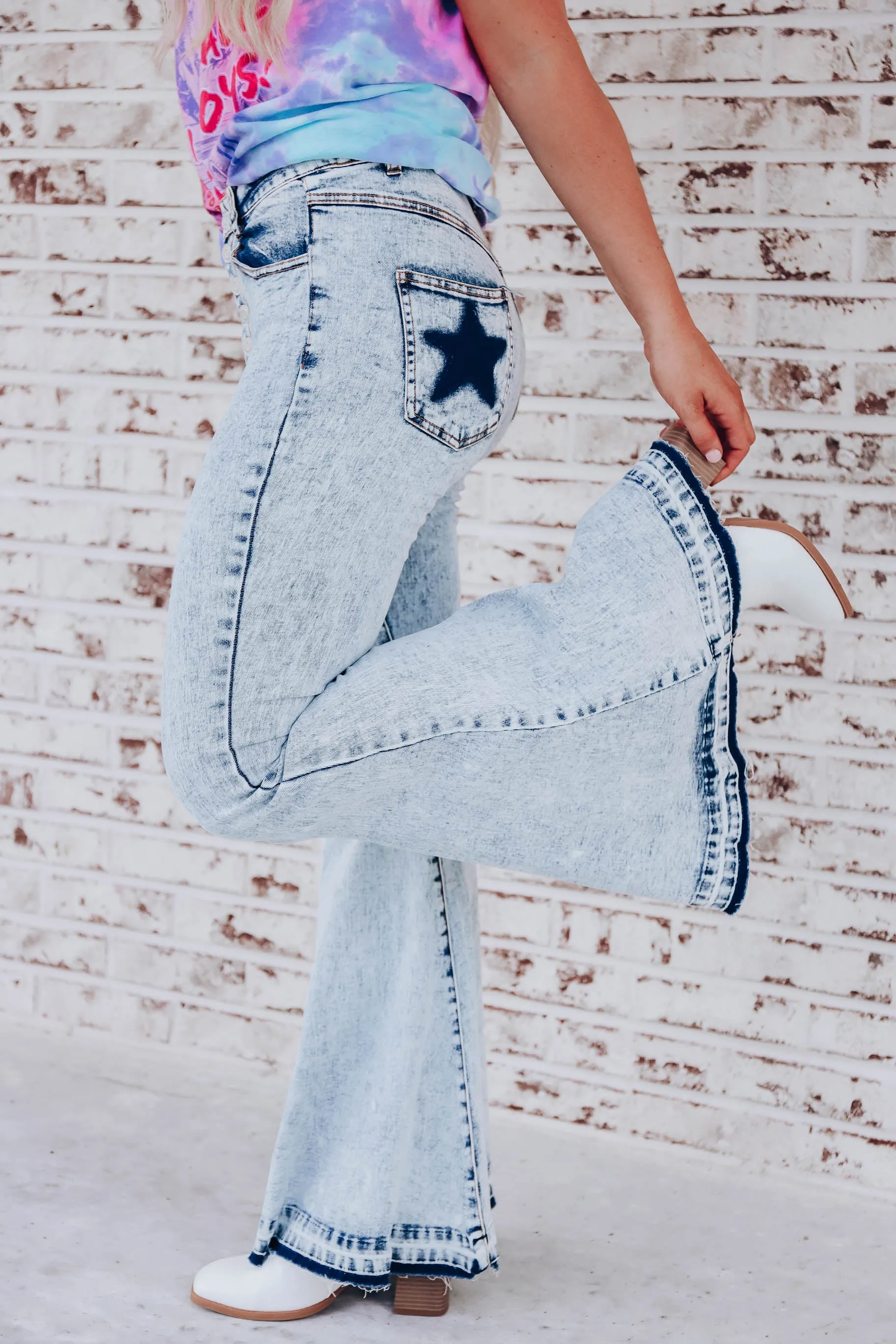 Hall Of Fame Bell Bottom Jeans