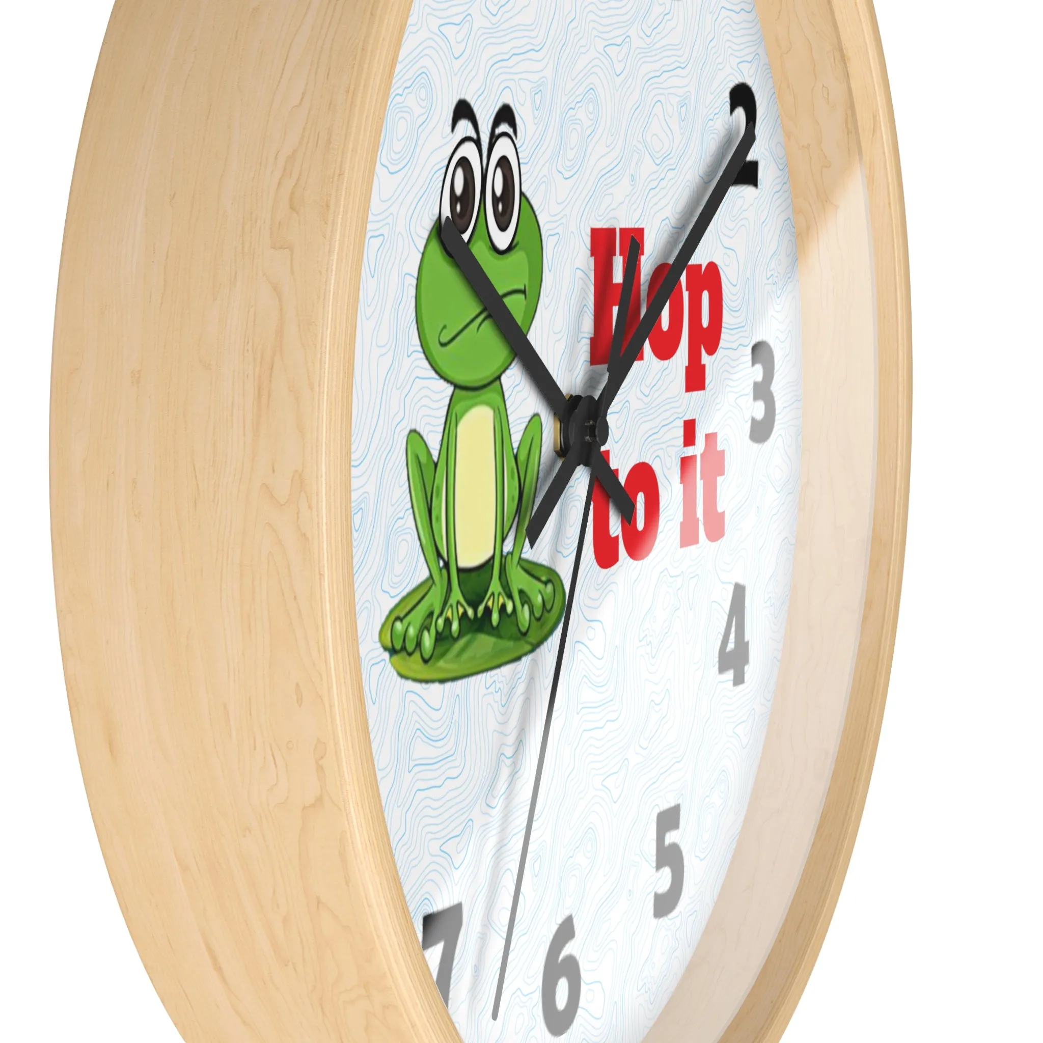 Hop to It Wall Clock, Frog Wall Clock