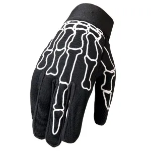 Hot Leathers GVM2011 Skeleton Finger Mechanics Gloves