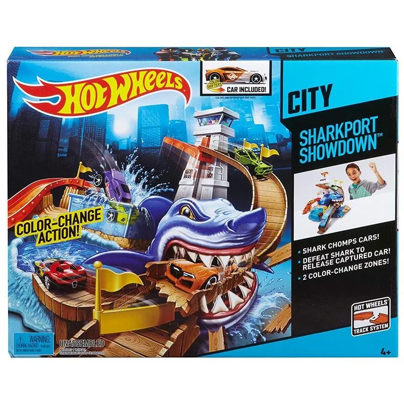 Hot Wheels Color Shifters Sharkport Showdown, Multi Color