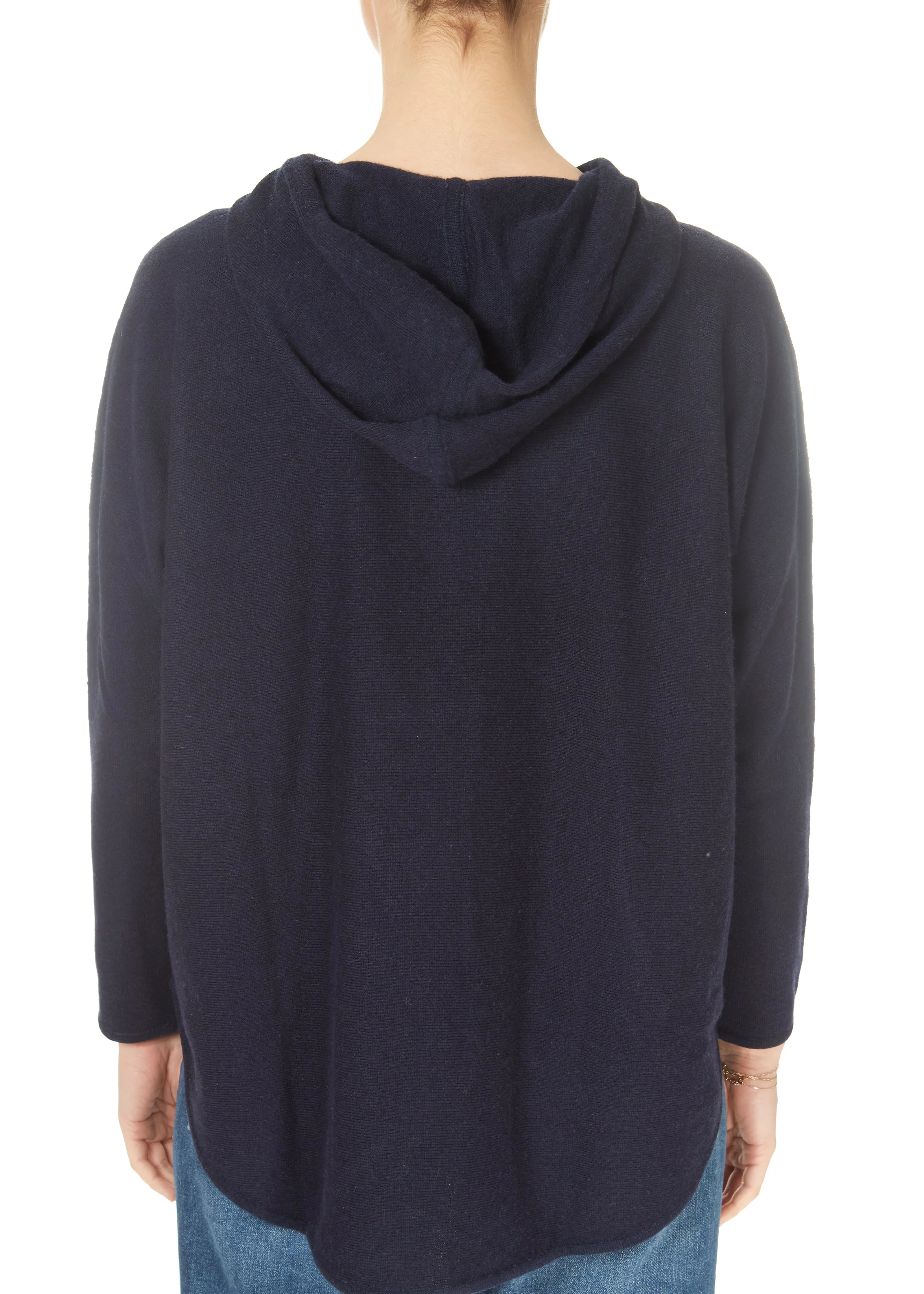 Jessimara Knitwear Harper Navy Pullover Hoodie