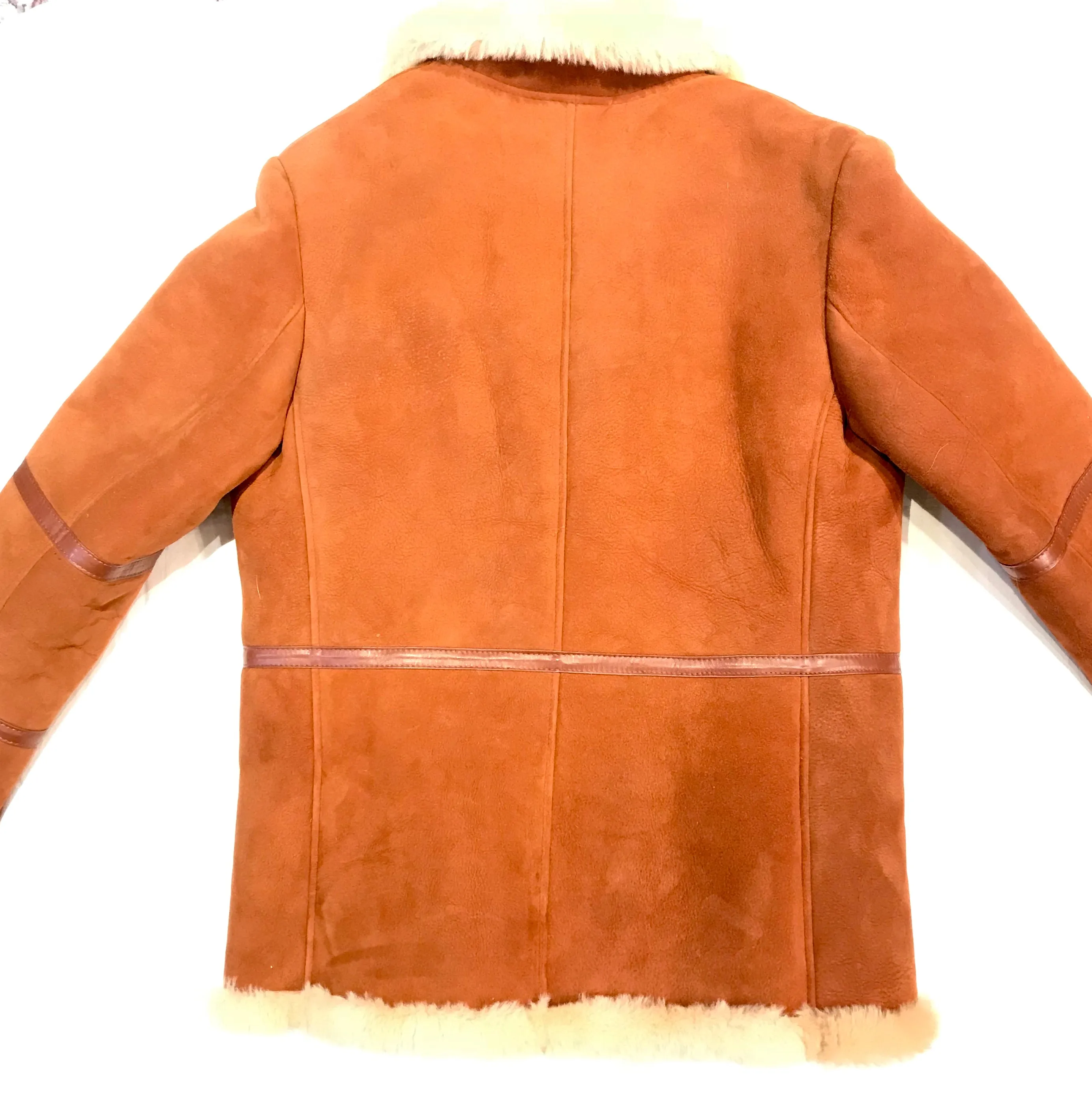 Kashani Maple Duffel Suede Shearling Jacket