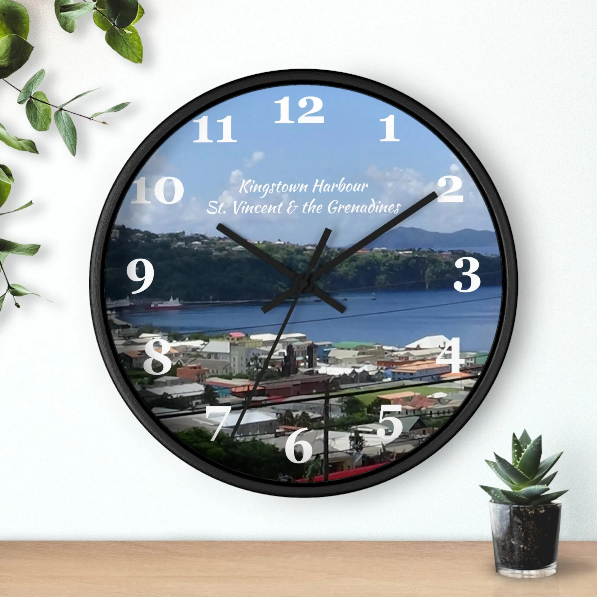 Kingstown St. Vincent and the Grenadines Wall Clock