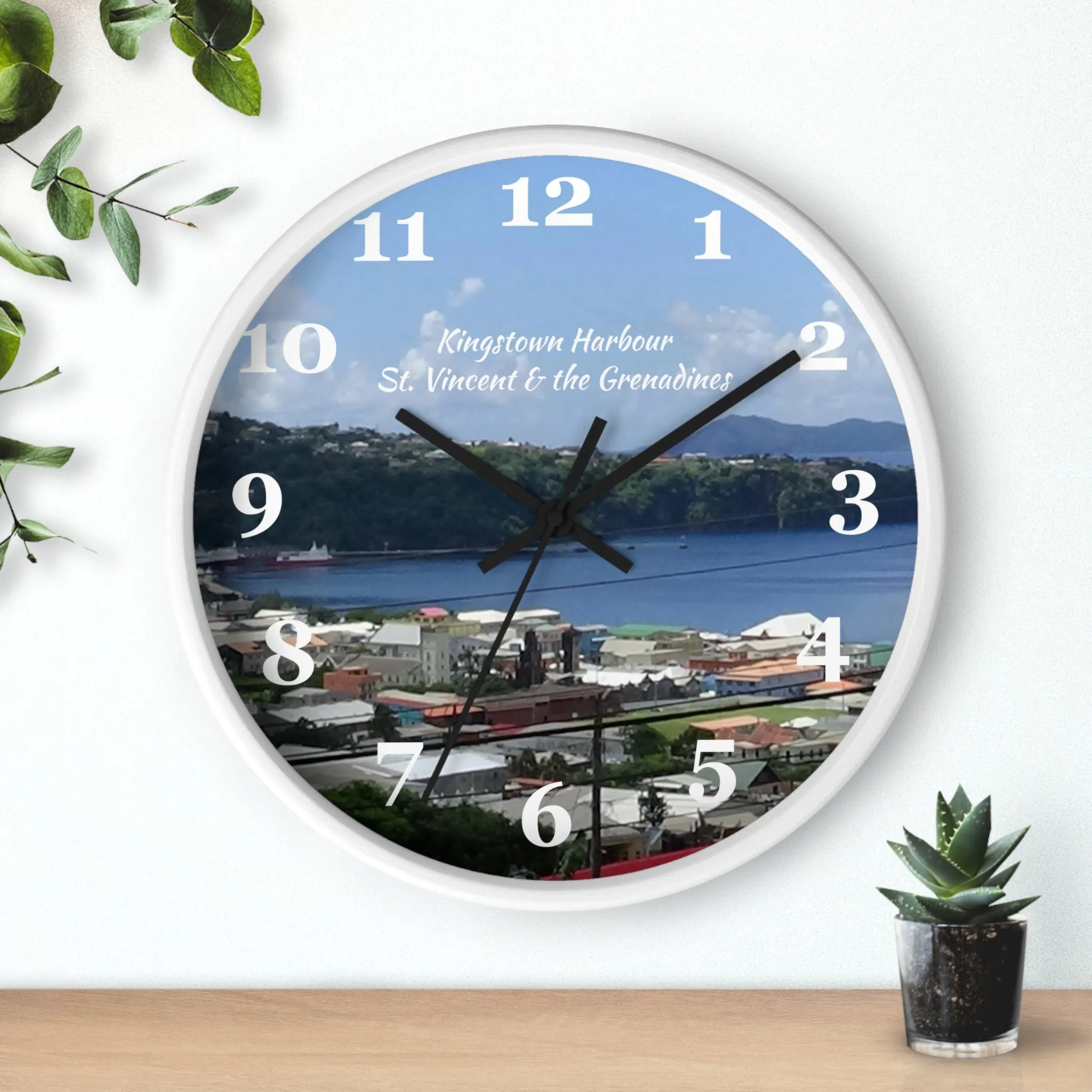 Kingstown St. Vincent and the Grenadines Wall Clock