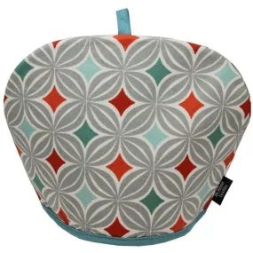 Laila Burnt Orange Cotton Print Tea Cosy