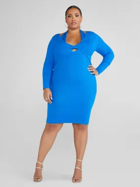 Lani Cutout Bodycon Sweater Dress