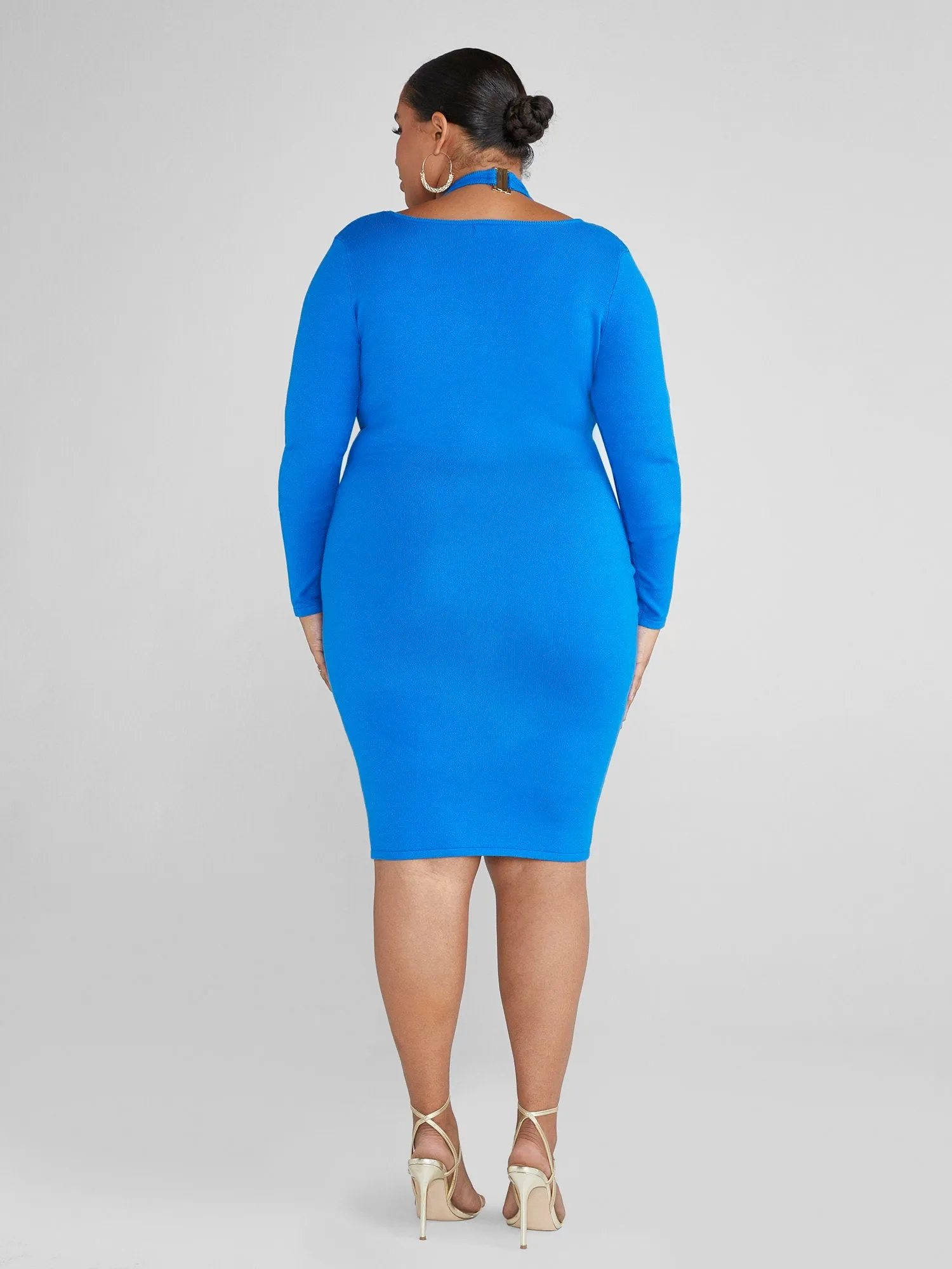 Lani Cutout Bodycon Sweater Dress