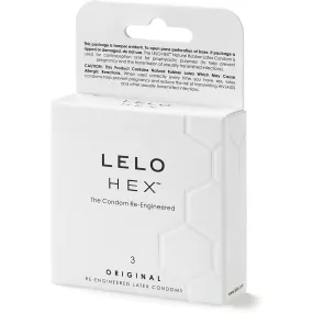 Lelo Hex Original Condoms 3 Pack