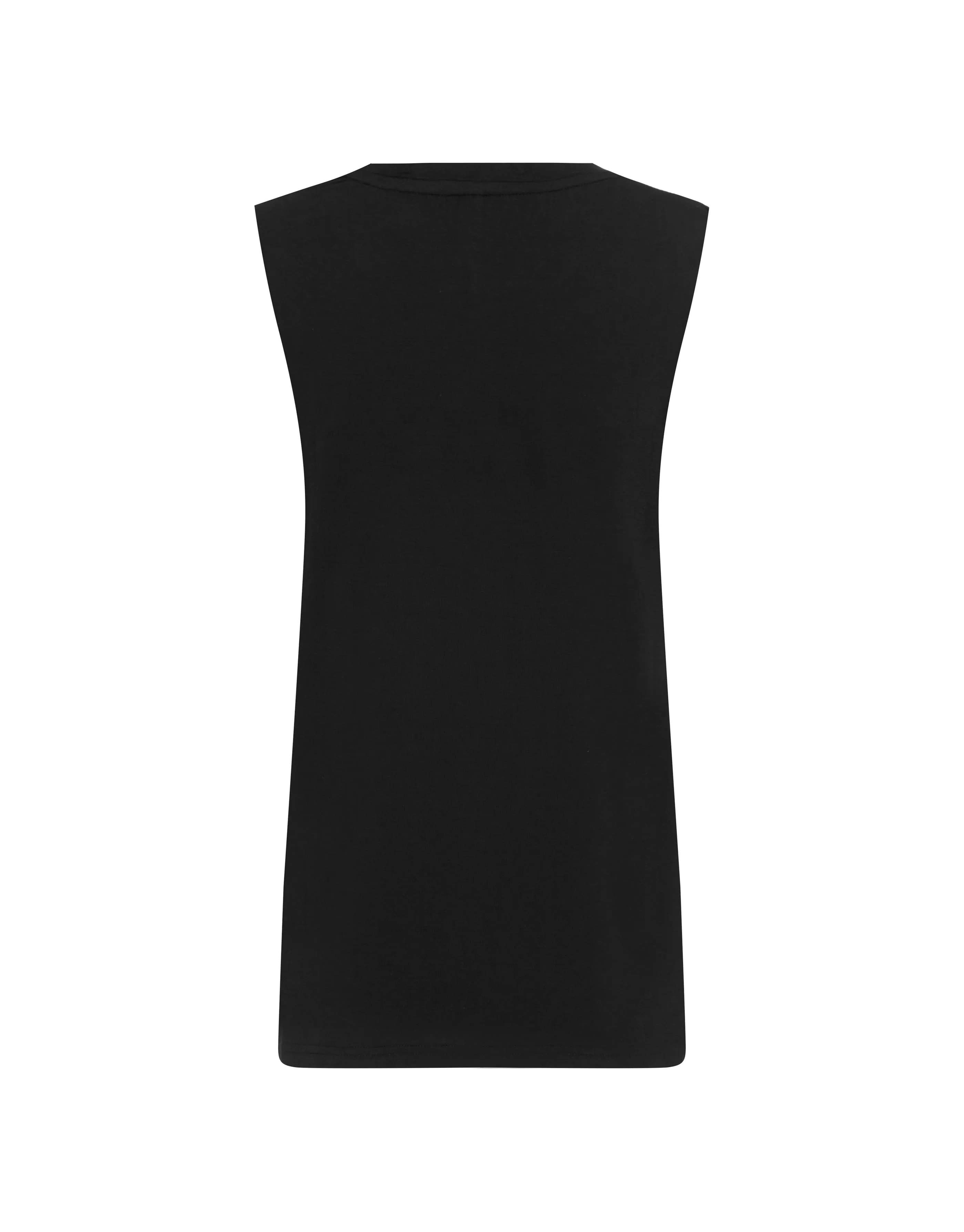 Luxe Bamboo Cotton Tank - Black