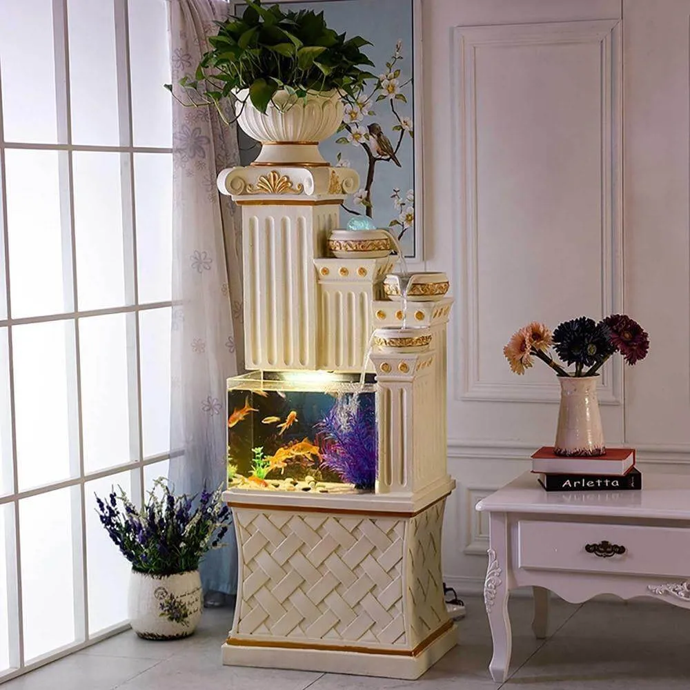 Luxury Roman Style Vintage Aquarium Fish Tank