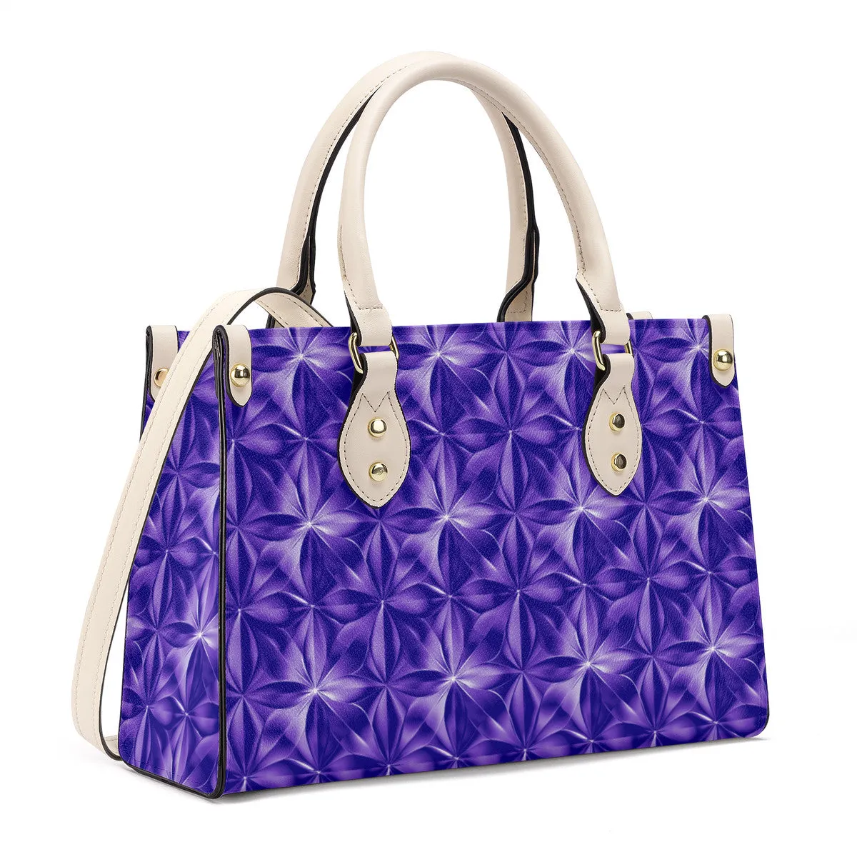 Luxury Women PU Tote Bag - Purps