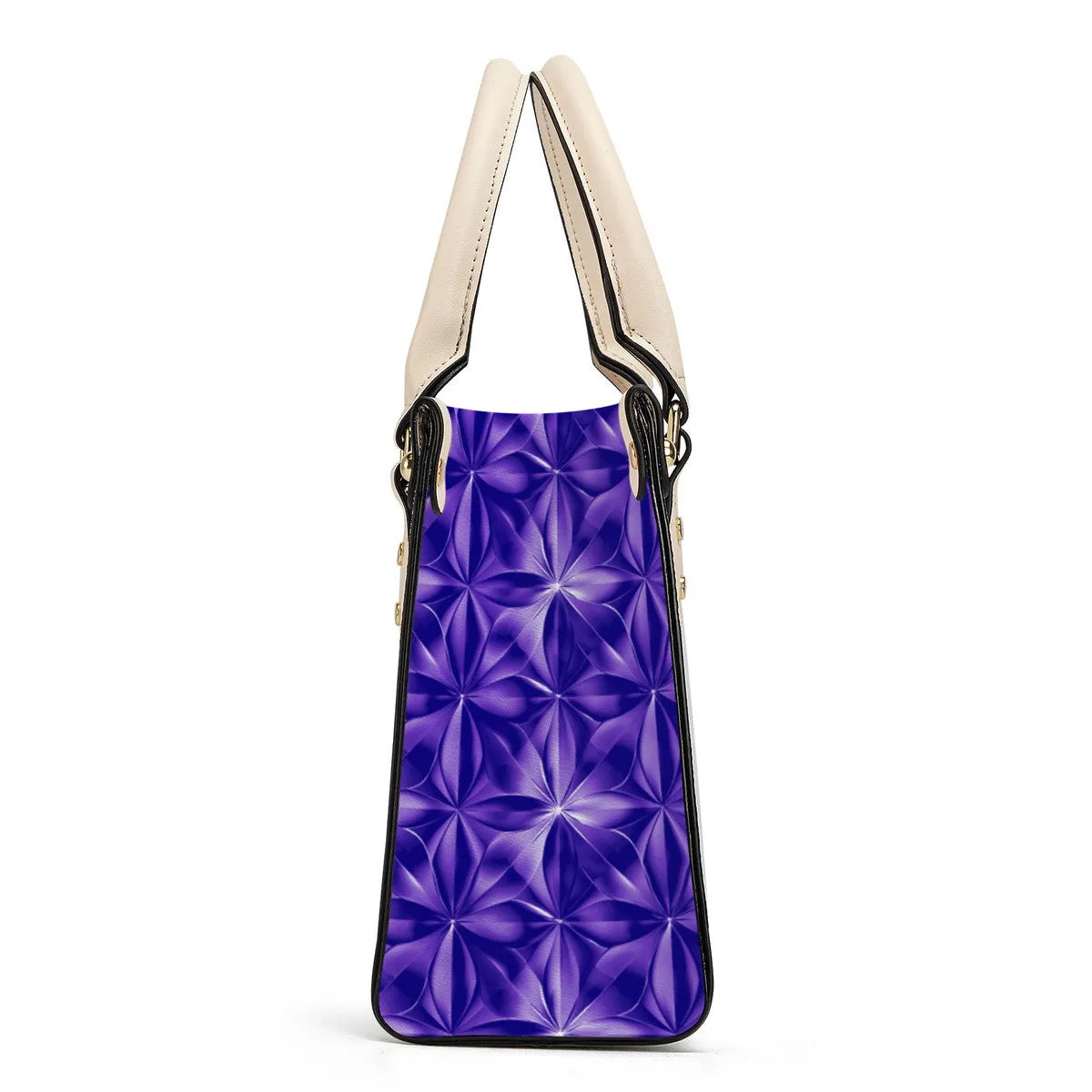 Luxury Women PU Tote Bag - Purps