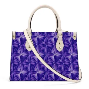 Luxury Women PU Tote Bag - Purps