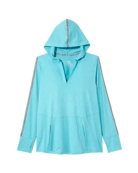 Magnolia Hoodie | Turquoise