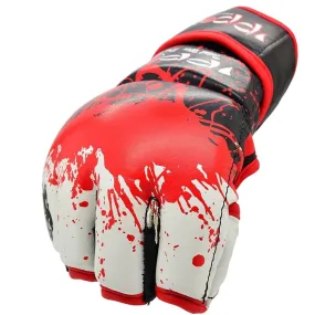 MAR-418 | IPPON Genuine Leather Blood Splatter Strike Gloves