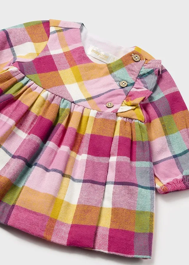 Mayoral Baby Girls Multicoloured Check Dress