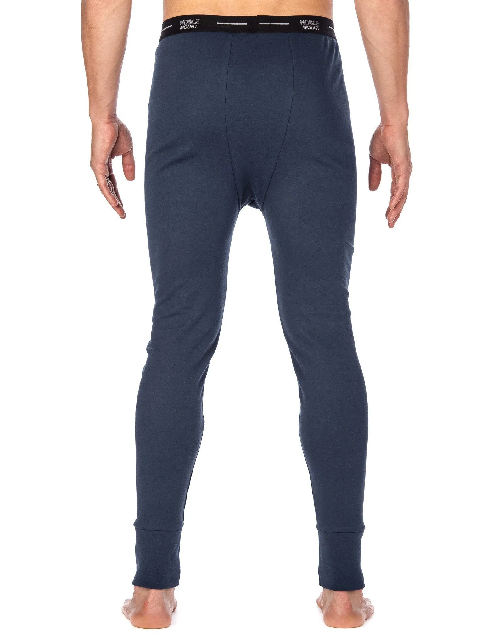 Men's 'Soft Comfort' Premium Thermal Long John Pants - Navy