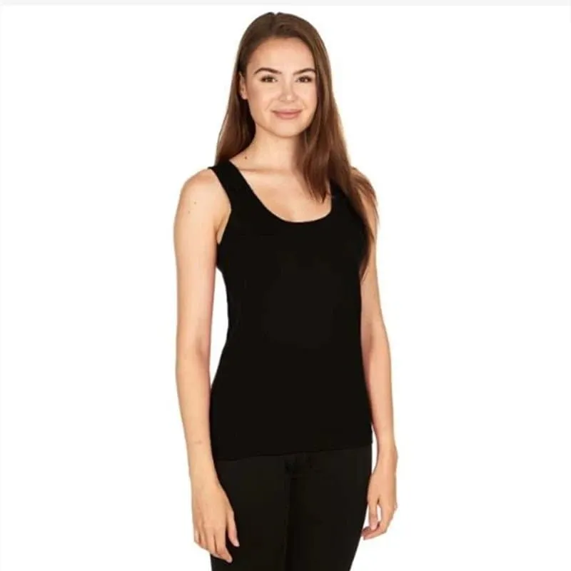 Micro Merino Wool Tank Top - Medium Stretch, Casual Style