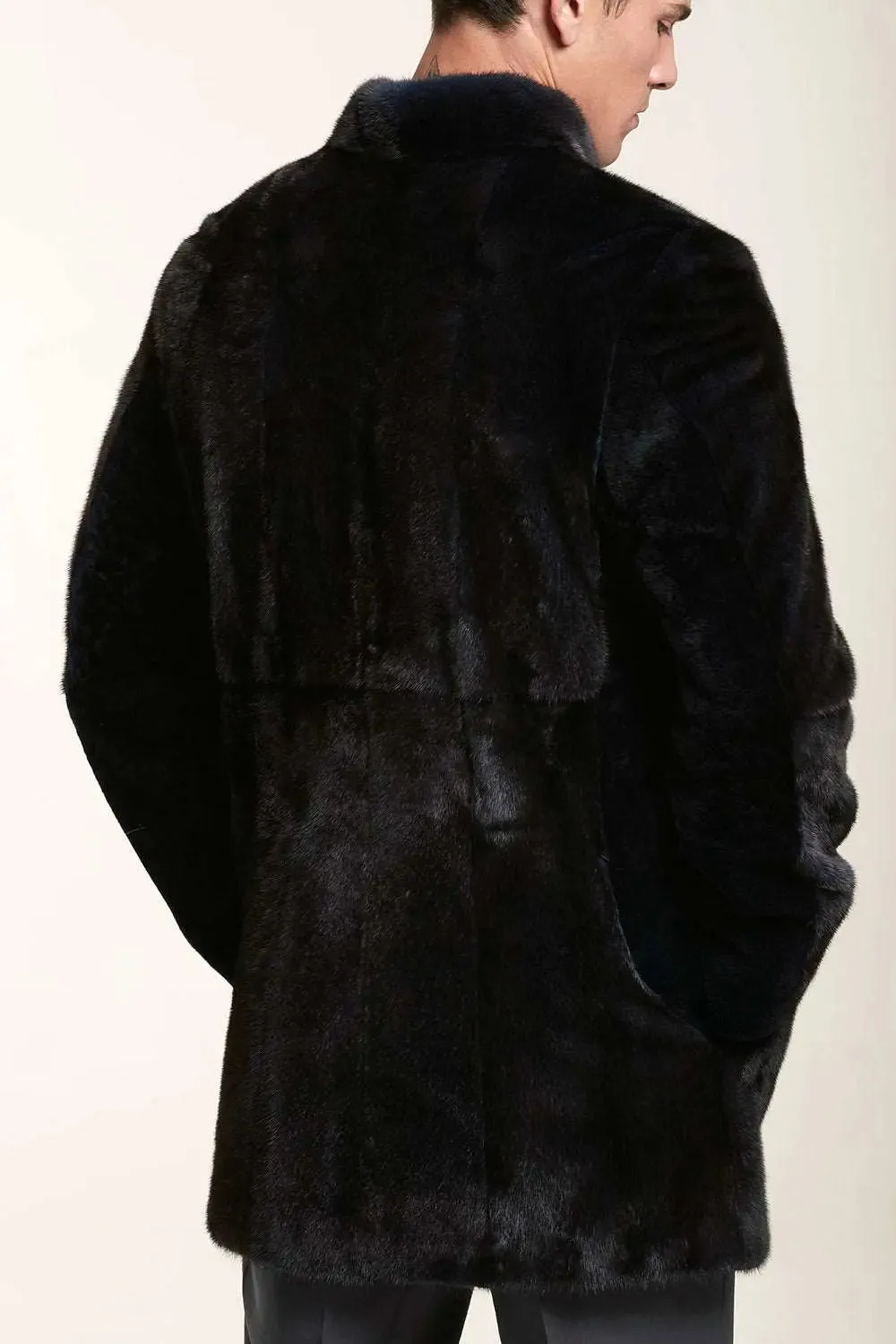 Mink fur coat mens