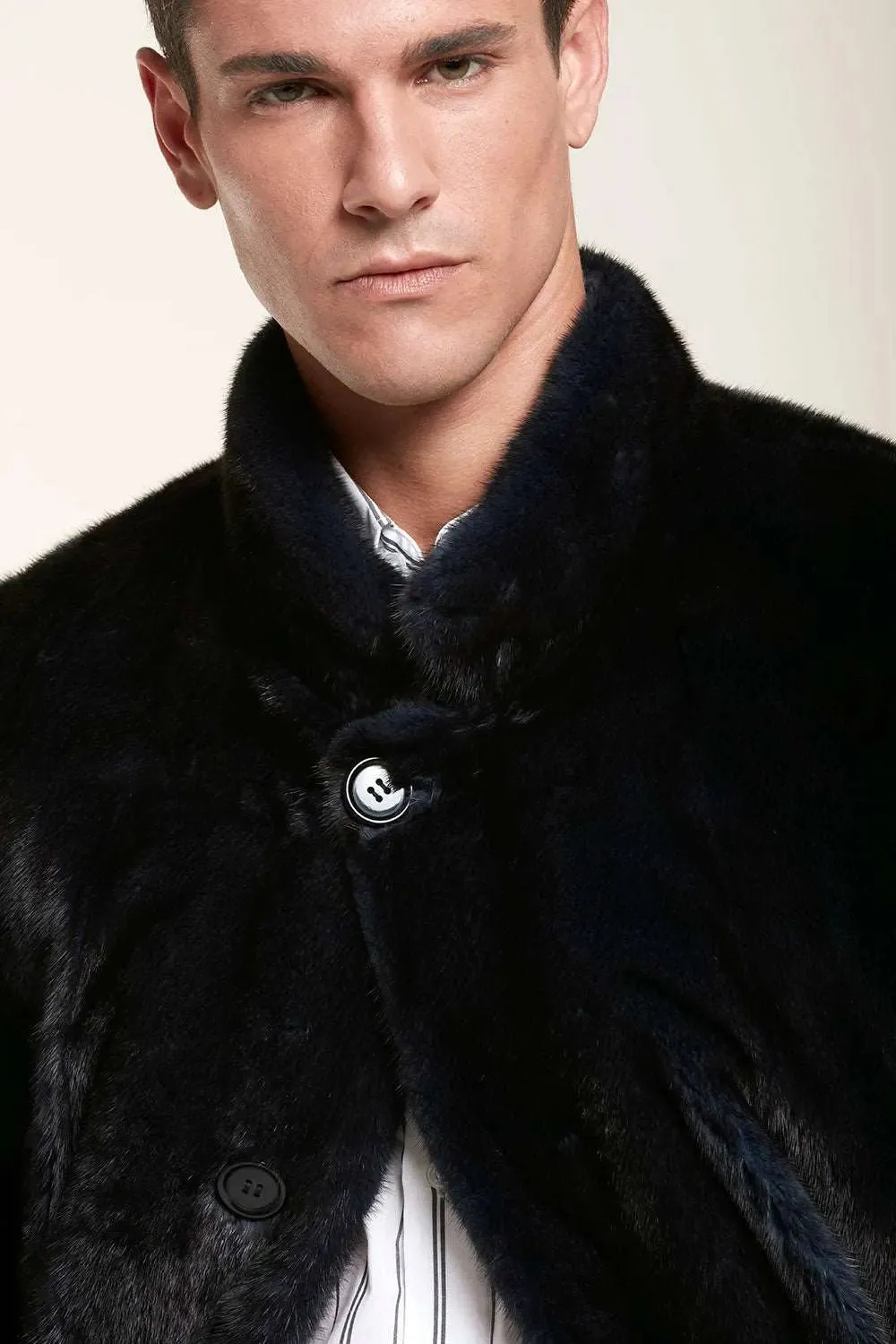 Mink fur coat mens