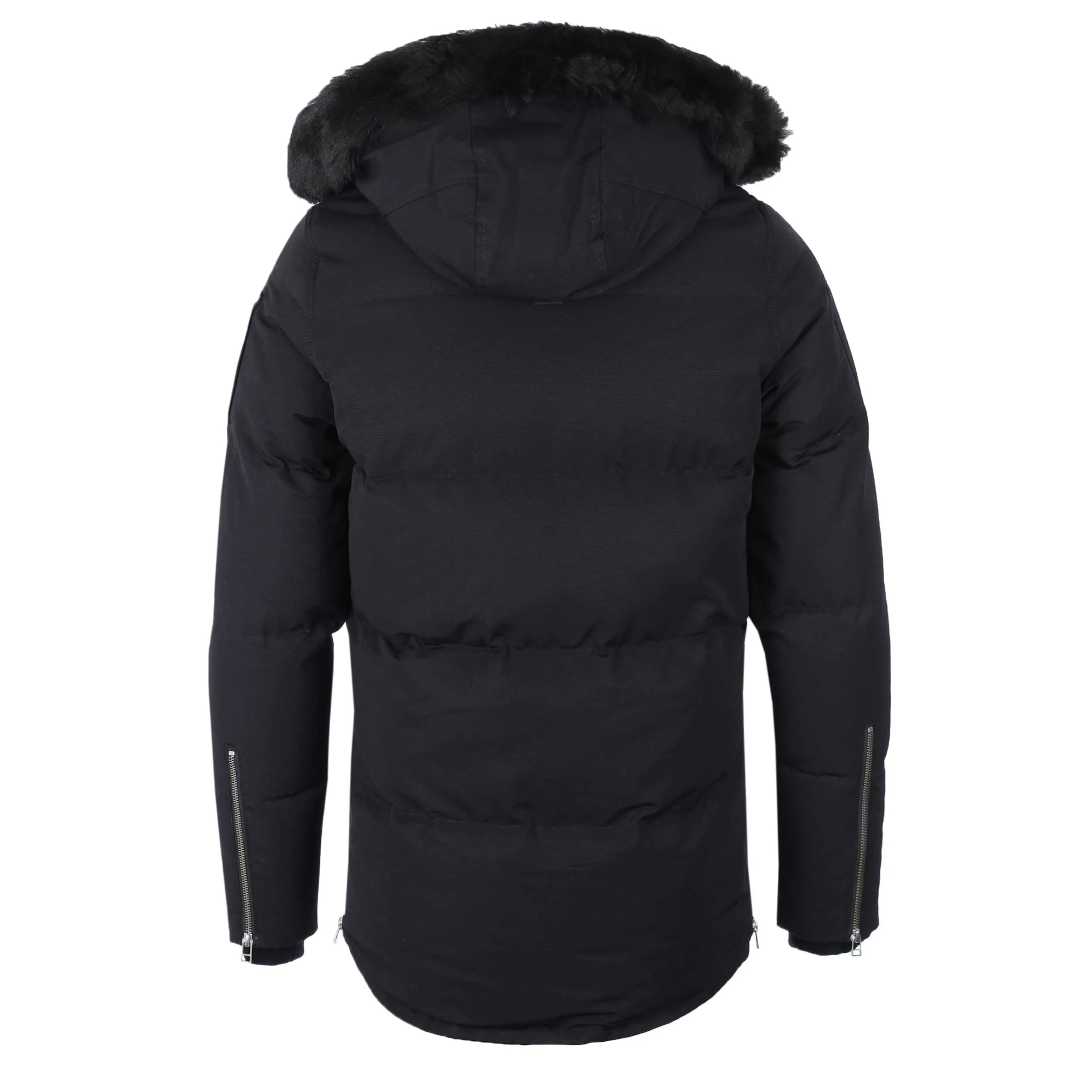 Moose Knuckles 3Q Jacket in Navy & Black Fur