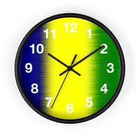 National Colors St. Vincent and the Grenadines Wall Clock